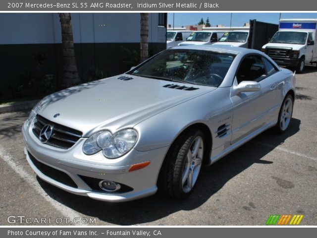2007 Mercedes-Benz SL 55 AMG Roadster in Iridium Silver Metallic