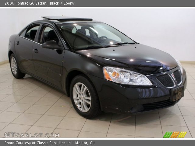 2006 Pontiac G6 Sedan in Black