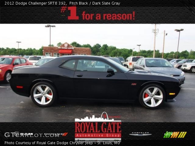 2012 Dodge Challenger SRT8 392 in Pitch Black