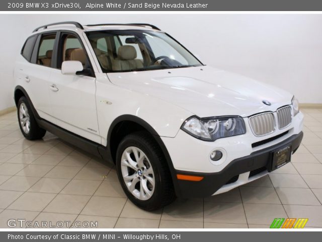 2009 BMW X3 xDrive30i in Alpine White