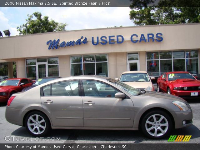 2006 Nissan Maxima 3.5 SE in Spirited Bronze Pearl