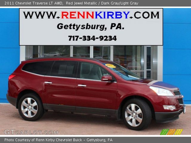 2011 Chevrolet Traverse LT AWD in Red Jewel Metallic