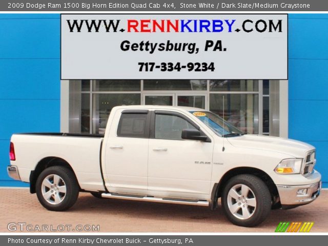 2009 Dodge Ram 1500 Big Horn Edition Quad Cab 4x4 in Stone White