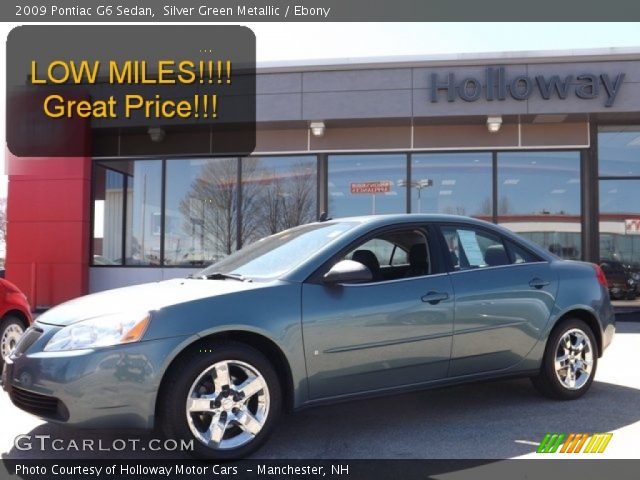 2009 Pontiac G6 Sedan in Silver Green Metallic