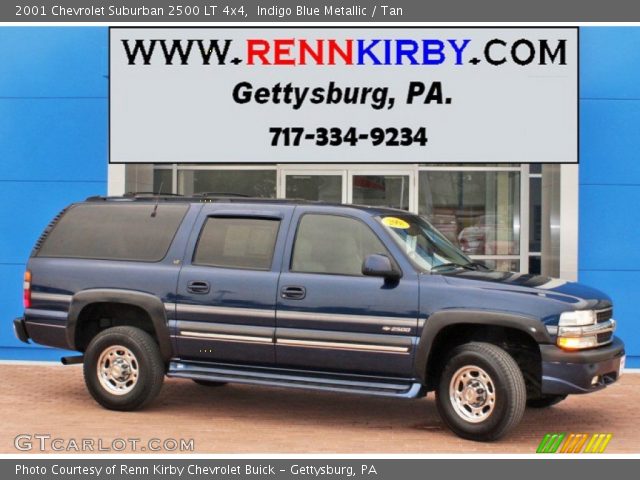 2001 Chevrolet Suburban 2500 LT 4x4 in Indigo Blue Metallic