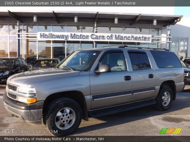 2003 Chevrolet Suburban 1500 LS 4x4 in Light Pewter Metallic