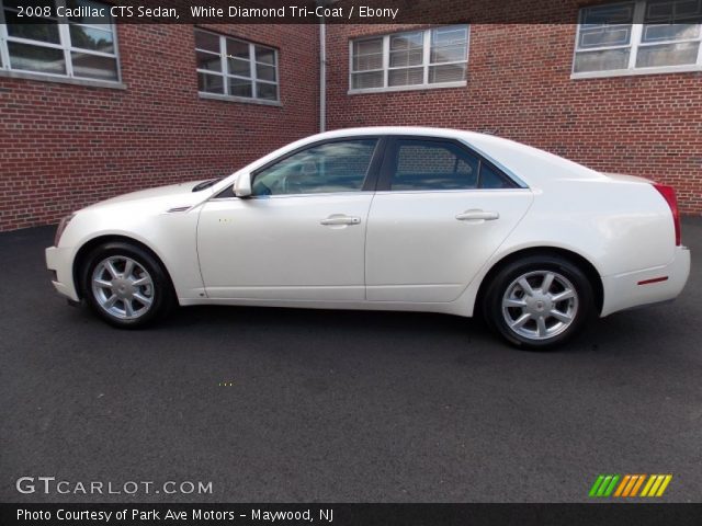 2008 Cadillac CTS Sedan in White Diamond Tri-Coat