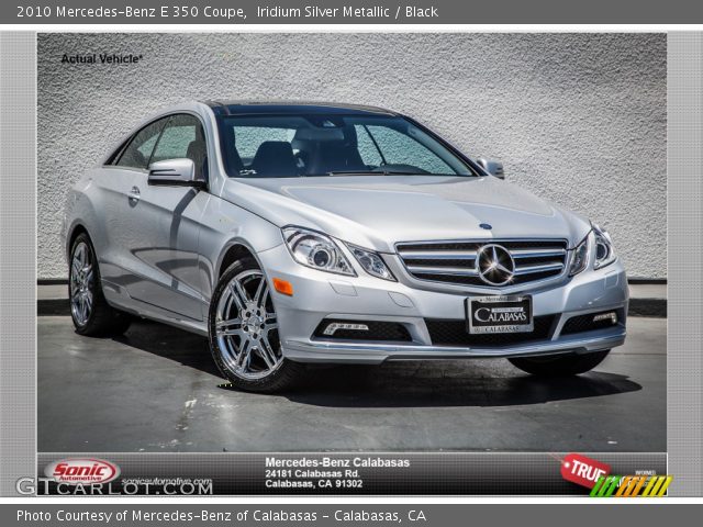 2010 Mercedes-Benz E 350 Coupe in Iridium Silver Metallic