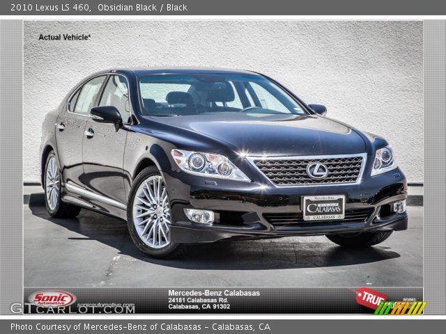 2010 Lexus LS 460 in Obsidian Black