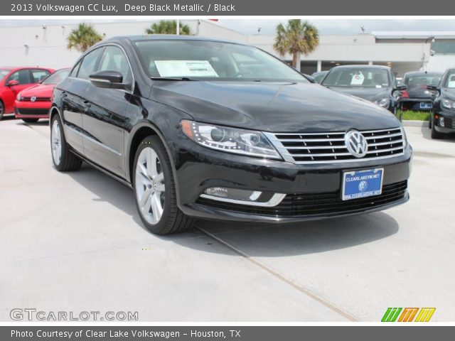 2013 Volkswagen CC Lux in Deep Black Metallic