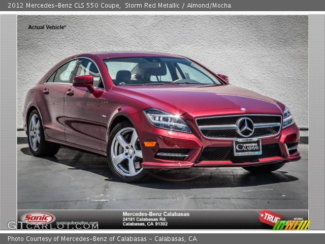 2012 Mercedes-Benz CLS 550 Coupe in Storm Red Metallic