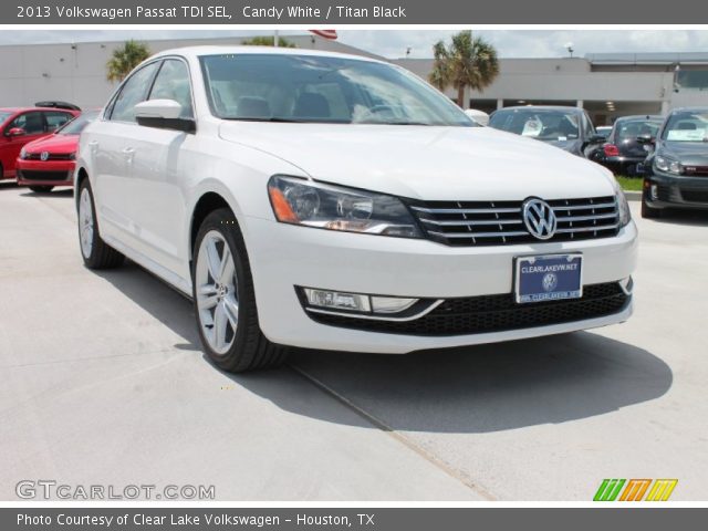 2013 Volkswagen Passat TDI SEL in Candy White