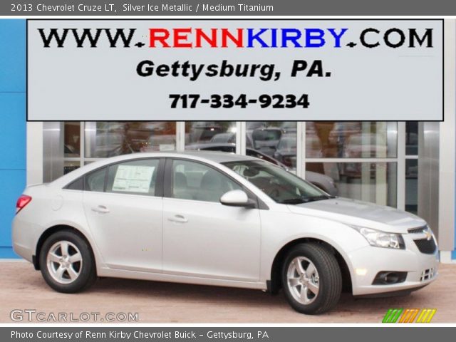 2013 Chevrolet Cruze LT in Silver Ice Metallic