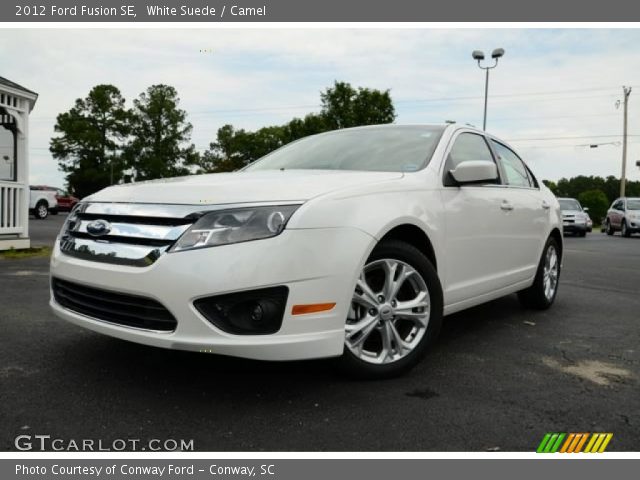 2012 Ford Fusion SE in White Suede
