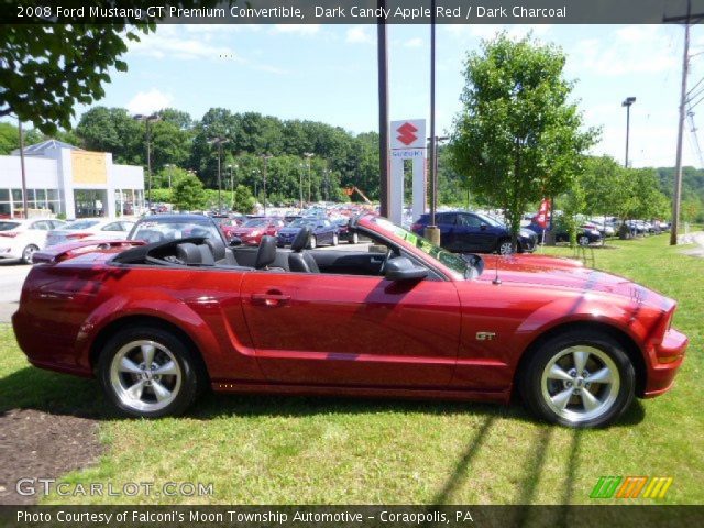 2008 Ford Mustang GT Premium Convertible in Dark Candy Apple Red