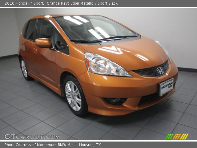 2010 Honda Fit Sport in Orange Revolution Metallic