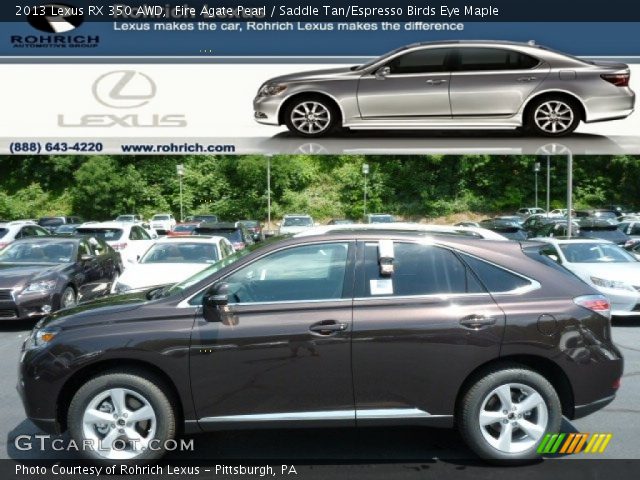 2013 Lexus RX 350 AWD in Fire Agate Pearl