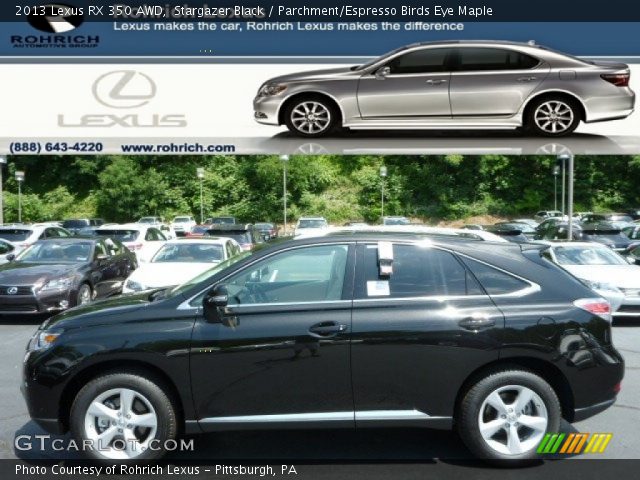 2013 Lexus RX 350 AWD in Stargazer Black