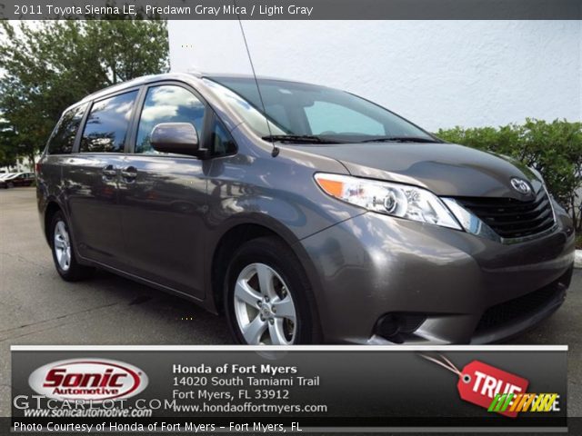 2011 Toyota Sienna LE in Predawn Gray Mica