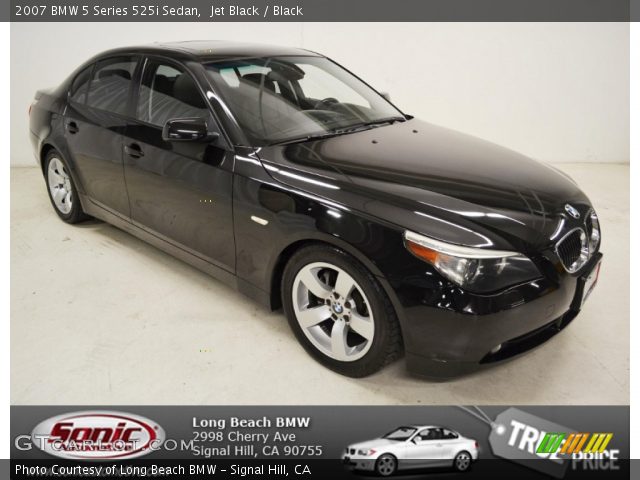2007 BMW 5 Series 525i Sedan in Jet Black