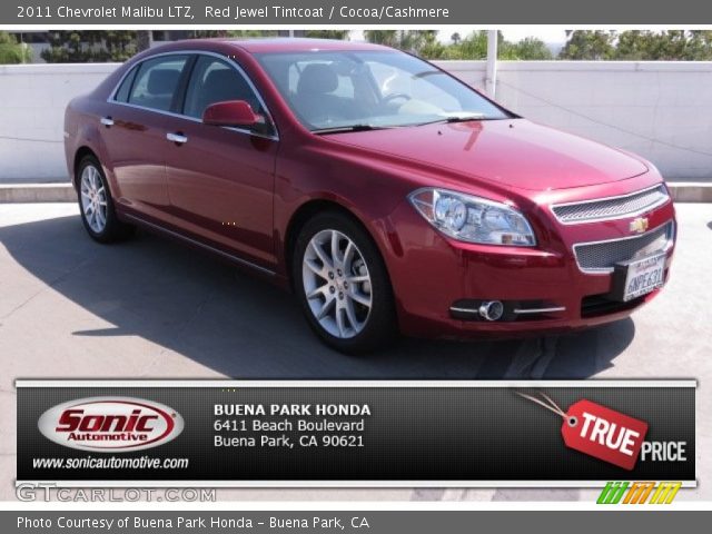 2011 Chevrolet Malibu LTZ in Red Jewel Tintcoat