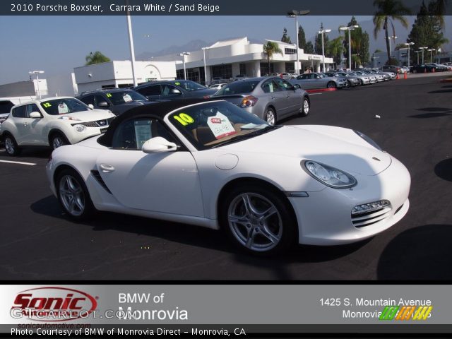 2010 Porsche Boxster  in Carrara White