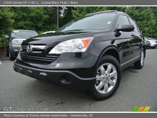 2009 Honda CR-V EX-L in Crystal Black Pearl