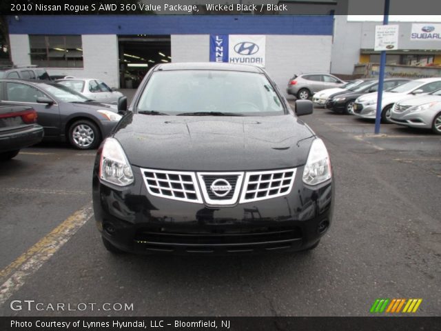 2010 Nissan Rogue S AWD 360 Value Package in Wicked Black