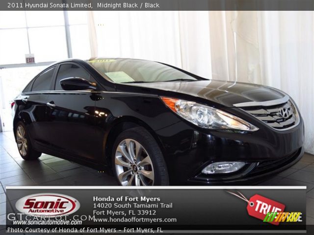 2011 Hyundai Sonata Limited in Midnight Black