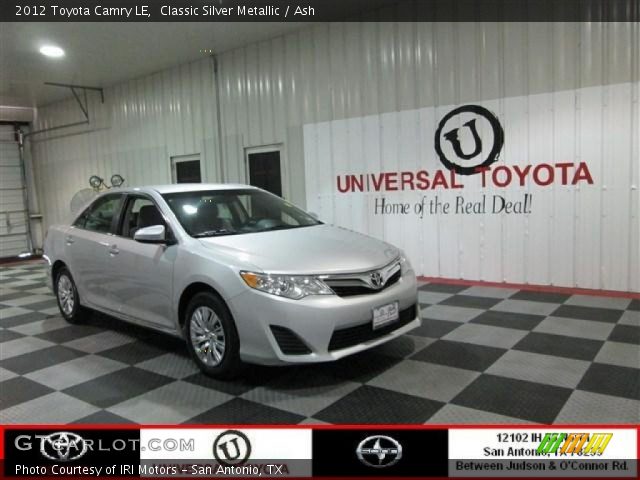 2012 Toyota Camry LE in Classic Silver Metallic