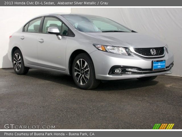 2013 Honda Civic EX-L Sedan in Alabaster Silver Metallic