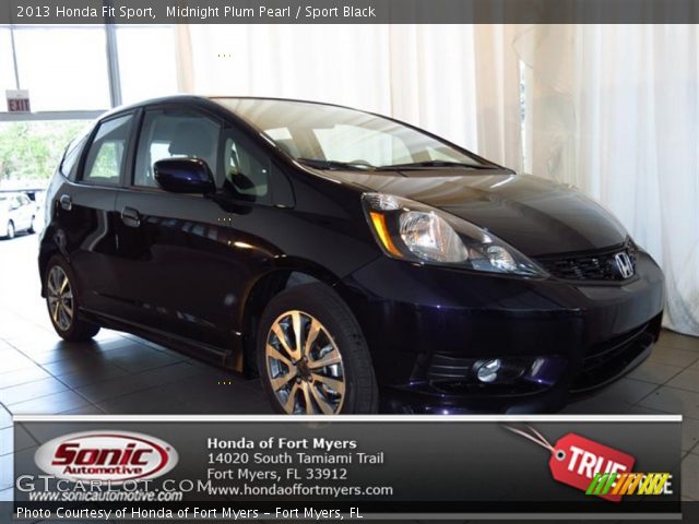 2013 Honda Fit Sport in Midnight Plum Pearl