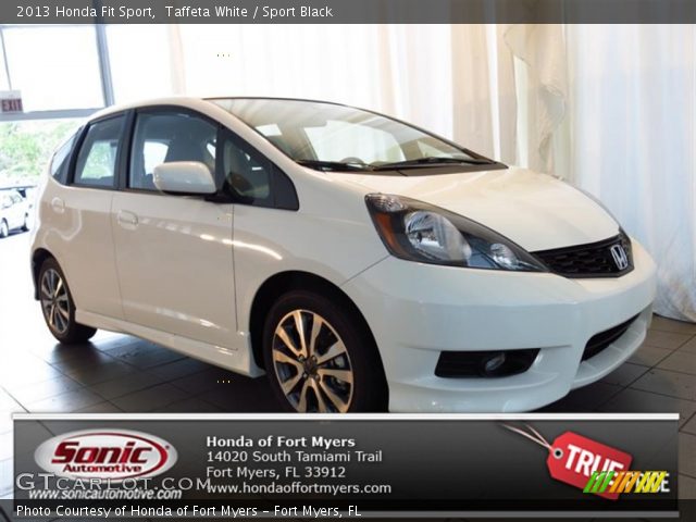 2013 Honda Fit Sport in Taffeta White