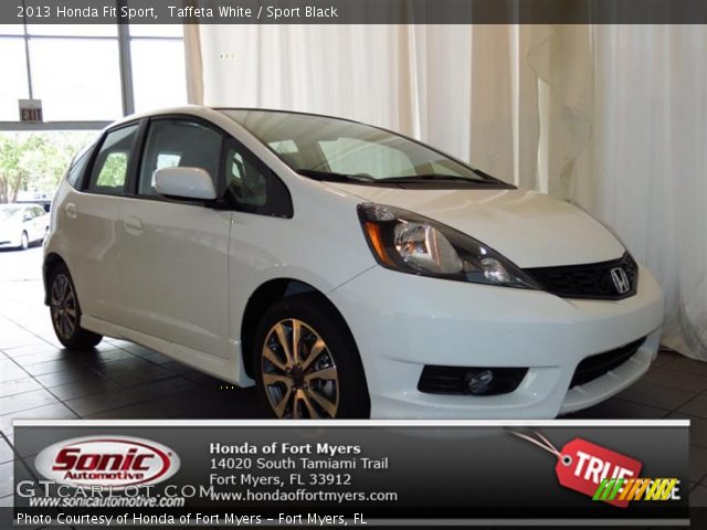 2013 Honda Fit Sport in Taffeta White