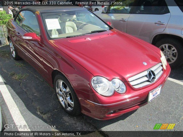 2005 Mercedes-Benz CLK 320 Cabriolet in Firemist Red Metallic