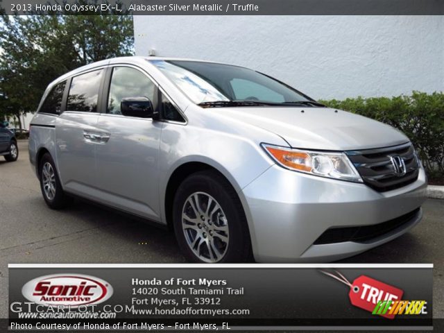 2013 Honda Odyssey EX-L in Alabaster Silver Metallic