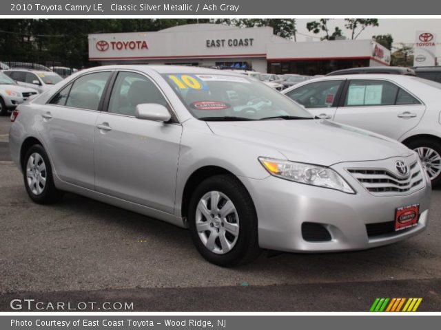 2010 Toyota Camry LE in Classic Silver Metallic