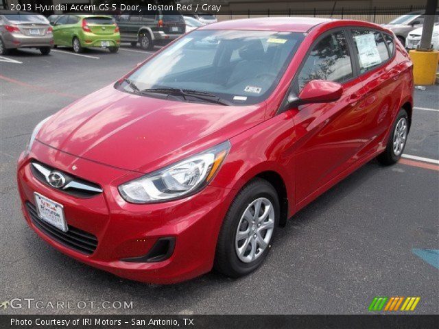 2013 Hyundai Accent GS 5 Door in Boston Red