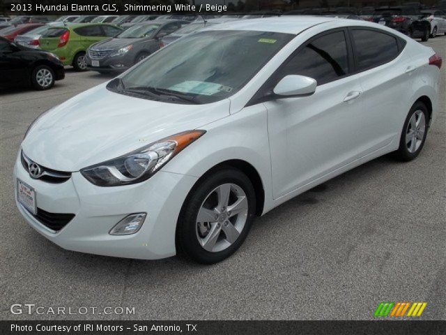 2013 Hyundai Elantra GLS in Shimmering White