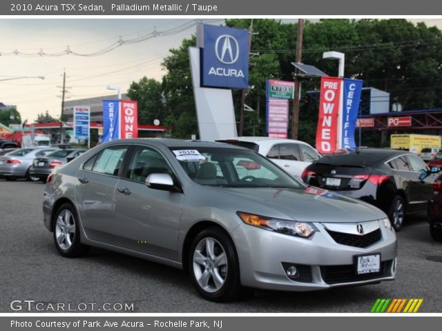 2010 Acura TSX Sedan in Palladium Metallic