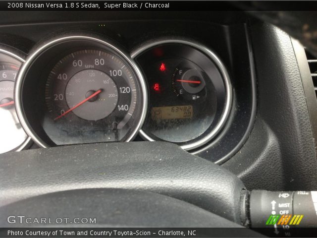 2008 Nissan Versa 1.8 S Sedan in Super Black