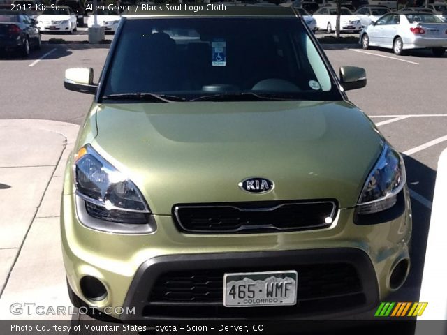 2013 Kia Soul + in Alien Green