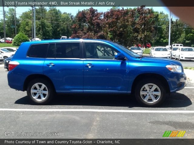 2008 Toyota Highlander 4WD in Blue Streak Metallic