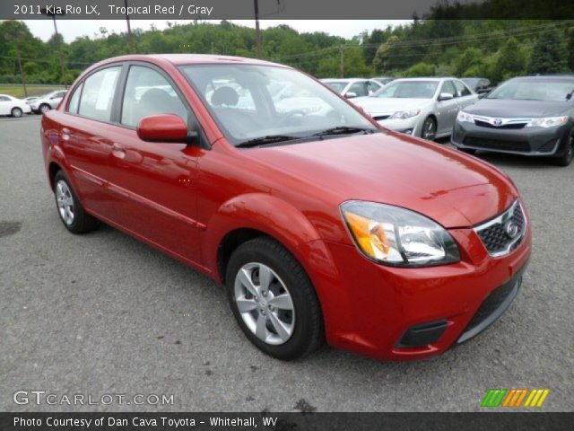 2011 Kia Rio LX in Tropical Red