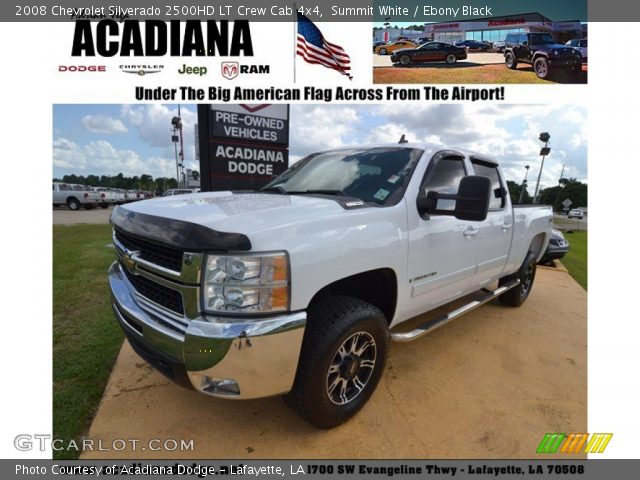 2008 Chevrolet Silverado 2500HD LT Crew Cab 4x4 in Summit White