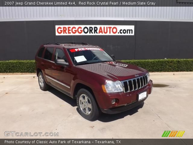 2007 Jeep Grand Cherokee Limited 4x4 in Red Rock Crystal Pearl