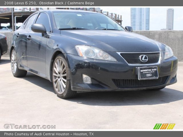 2008 Lexus IS 250 in Obsidian Black