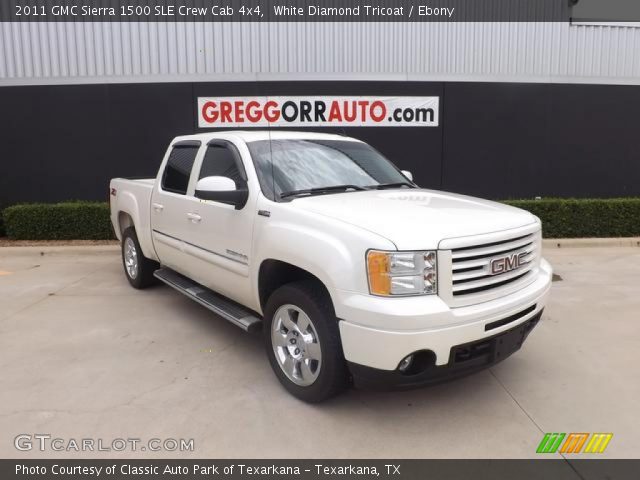 2011 GMC Sierra 1500 SLE Crew Cab 4x4 in White Diamond Tricoat