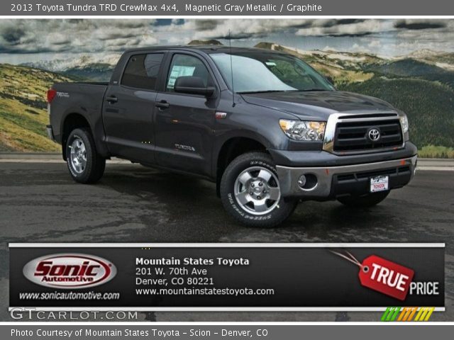 2013 Toyota Tundra TRD CrewMax 4x4 in Magnetic Gray Metallic