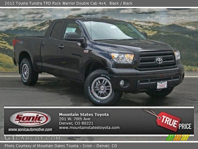 2013 Toyota Tundra TRD Rock Warrior Double Cab 4x4 in Black
